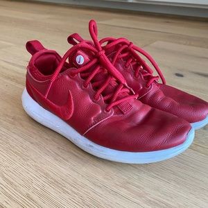 Red Nike Sneaker Tennis Shoes - Size 6 Womens